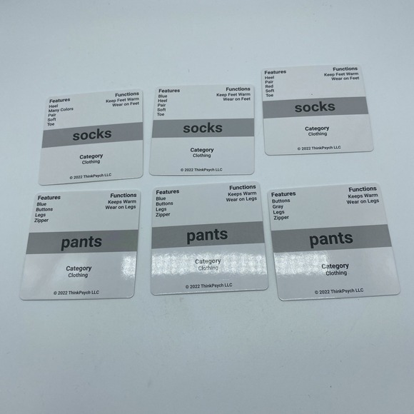 ThinkPsych First Nouns Picture Play Language Cards-Autism- Speech- 99% Complete - Picture 13 of 16